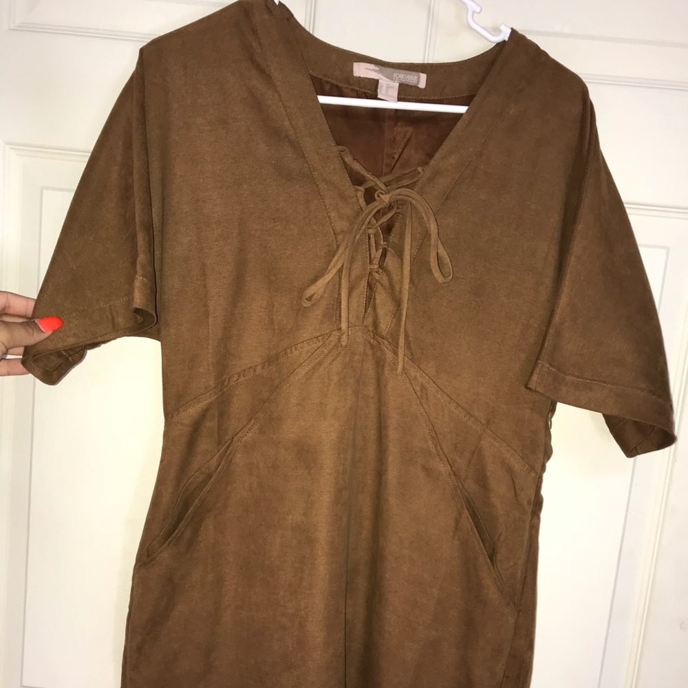 Suede dress!